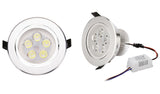 Dimmable LED Downlight 3W 4W 5W 7W Spot LED 110V 220V Recessed Linghting Silver house Pure Nature / Daylight Warm White