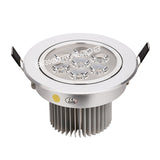 Dimmable LED Downlight 3W 4W 5W 7W Spot LED 110V 220V Recessed Linghting Silver house Pure Nature / Daylight Warm White