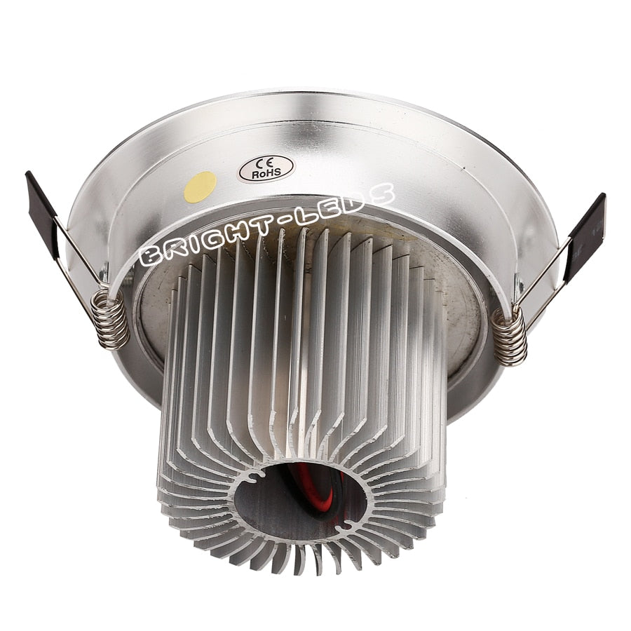 Dimmable LED Downlight 3W 4W 5W 7W Spot LED 110V 220V Recessed Linghting Silver house Pure Nature / Daylight Warm White