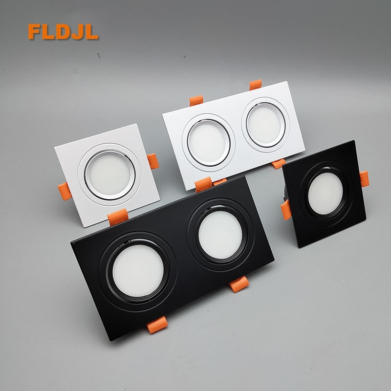 Dimmable square hole LED downlight ceiling light 5w 7w 10w 20w 110v/220v ceiling anti-fog light household lighting