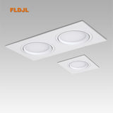 Dimmable square hole LED downlight ceiling light 5w 7w 10w 20w 110v/220v ceiling anti-fog light household lighting
