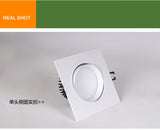 Dimmable square hole LED downlight ceiling light 5w 7w 10w 20w 110v/220v ceiling anti-fog light household lighting