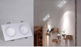 Dimmable square hole LED downlight ceiling light 5w 7w 10w 20w 110v/220v ceiling anti-fog light household lighting