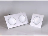 Dimmable square hole LED downlight ceiling light 5w 7w 10w 20w 110v/220v ceiling anti-fog light household lighting