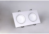 Dimmable square hole LED downlight ceiling light 5w 7w 10w 20w 110v/220v ceiling anti-fog light household lighting