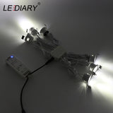 LEDIARY 12V Mini Spot Led Downlight Dimmable 24 Lamps Four Control Memory Remote Can Be Set Driver 6/12 Lamps Single Controller