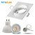 Square White Downlight Recessed Lighting Kit fitting COB 6W LED Bulb GU10 MR16 Ceiling Spot light fixture With MR16/GU5.3 Socket