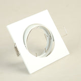 Square White Downlight Recessed Lighting Kit fitting COB 6W LED Bulb GU10 MR16 Ceiling Spot light fixture With MR16/GU5.3 Socket