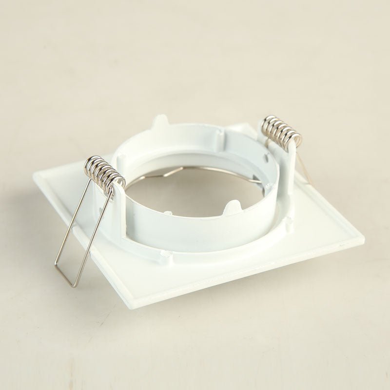 Square White Downlight Recessed Lighting Kit fitting COB 6W LED Bulb GU10 MR16 Ceiling Spot light fixture With MR16/GU5.3 Socket