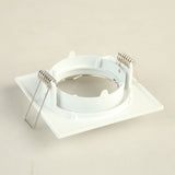 Square White Downlight Recessed Lighting Kit fitting COB 6W LED Bulb GU10 MR16 Ceiling Spot light fixture With MR16/GU5.3 Socket