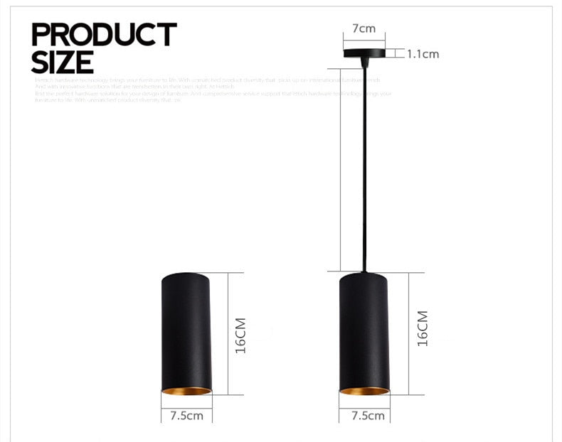 Surface Mounted Cylindrical LED COB Downlight Gold Reflector 7W 10W 12W 15W LED Ceiling Bulbs Lamp Spot Light LED Downlight