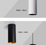 Surface Mounted Cylindrical LED COB Downlight Gold Reflector 7W 10W 12W 15W LED Ceiling Bulbs Lamp Spot Light LED Downlight