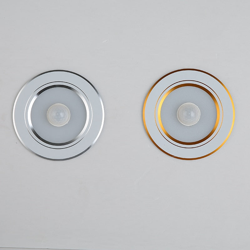 PIR LED Panel Lamps Recessed Downlights Pir Infrared Motion Sensor 5W 7W 9W 230v LED Ceiling Bulb For Smart Home Lighting