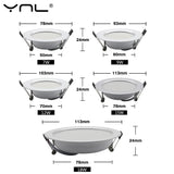 Spot LED Downlight 7W 9W 12W 15W 18W AC 220V 240V Waterproof Warm White Cold White Kitchen Round Recessed Lamp LED Spot Lighting