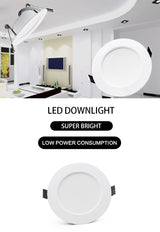 Spot LED Downlight 7W 9W 12W 15W 18W AC 220V 240V Waterproof Warm White Cold White Kitchen Round Recessed Lamp LED Spot Lighting