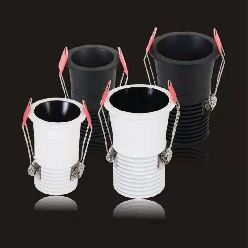 Dimmable LED COB Spotlight Ceiling lamp AC85-265V 5W 7W 9W 12W 15W Aluminum recessed downlights round Led Spot Light