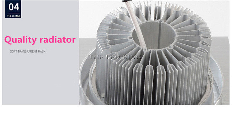 Super Bright Square Dimmable black Silver Aluminum 9W 12W 15W 18W LED Downlight AC 220V 110V Recessed LED Spot Lighting