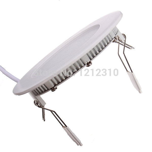 Ultra thin led down light lamp 3w 4w 6w 9w 12w 15w 25w led ceiling recessed grid downlight slim round panel light LED Spotlight