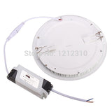 Ultra thin led down light lamp 3w 4w 6w 9w 12w 15w 25w led ceiling recessed grid downlight slim round panel light LED Spotlight