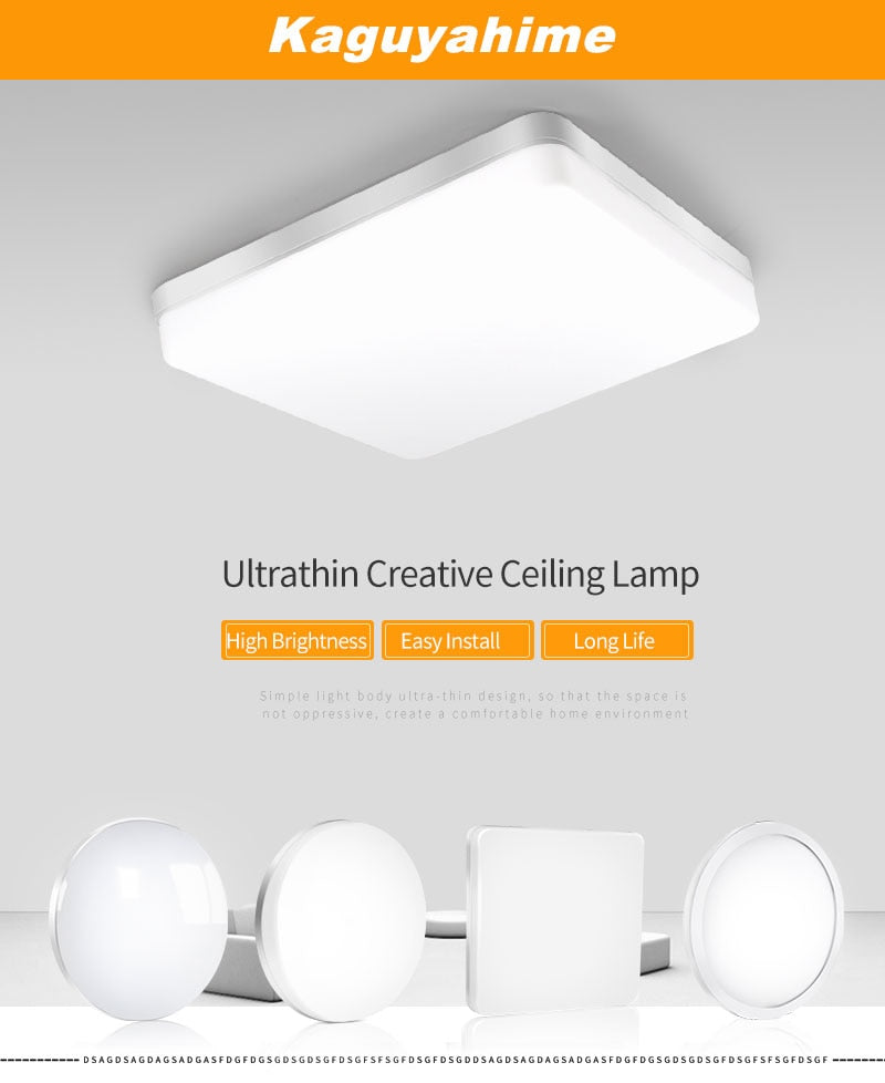 Kaguyahime LED Panel Light 18W 24W 36W LED Surface Ceiling Downlight AC85-265V Round Ceiling Lamp For Decoration Home Lighting