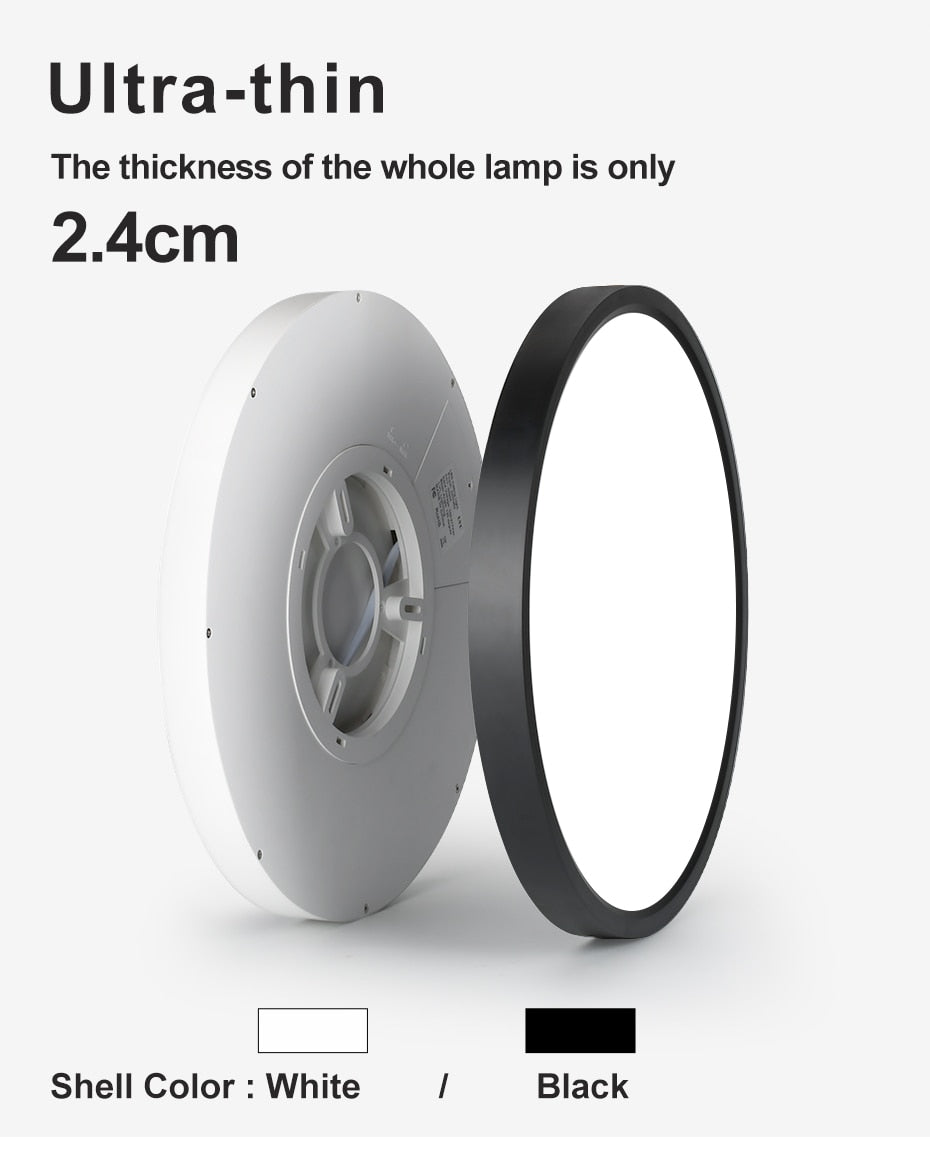 LED Ceiling Light Dimmable 12W 18W 24W 32W 220V With 3 Color Adjustable For Bedroom Living room Bathroom Modern Ceiling Lamp