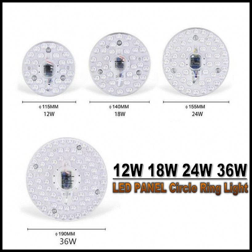 LED Ring PANEL Circle Light SMD LED Round Ceiling board circular lamp board AC 220V 230V 240V LED light