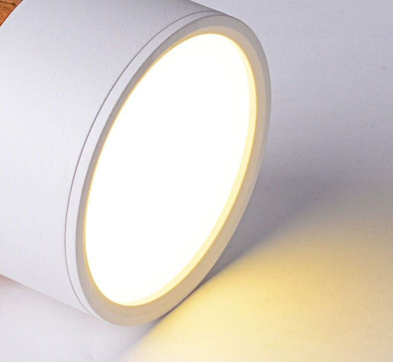 LED Downlight dimmable 5W 7W 9W 12W 15W Nordic wood modern Led surface mounted ceiling light spotlight, interior decoration light