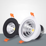 Surface Mounted COB LED Downlights Foldable 360° Rotatable LED Ceiling Spot lights 10W 15W 20W LED Lamps Background Lighting