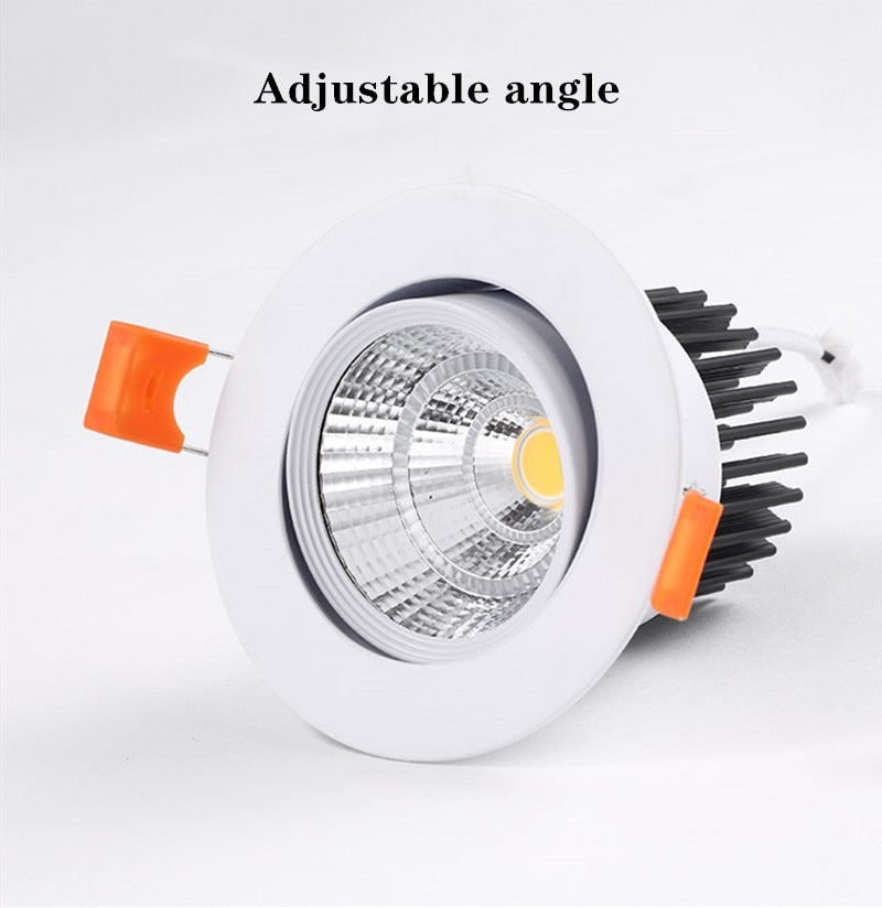 Surface Mounted COB LED Downlights Foldable 360° Rotatable LED Ceiling Spot lights 10W 15W 20W LED Lamps Background Lighting