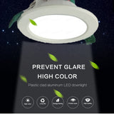 DC 12V Led Downlight 18W 15W 12W 9W 5W LED Ceiling Lamp Cold White Round LED Panel Light LED Spot light Indoor Lighting