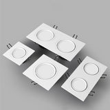 Recessed Double LED Dimmable Downlight COB 7w 9w 12W 24W Spot Decoration Room Ceiling Lamp AC 220V LED Panel Lights Hotel Room