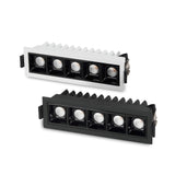 LED Downlight Dimmable Strip Line Light Bar Creative Linear Recessed Embeded Ceiling Lamps Living Room Corridor Indoor Lighting