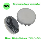 Downlight GX53 LED Light 9W 110V/220V LED Dimmable/85-265V NON 3000K/4500K/6000K Aluminum with Plastic Cover Cabinet Bulb