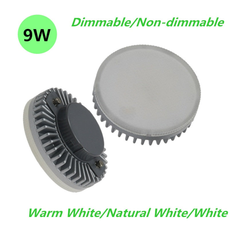Downlight GX53 LED Light 9W 110V/220V LED Dimmable/85-265V NON 3000K/4500K/6000K Aluminum with Plastic Cover Cabinet Bulb