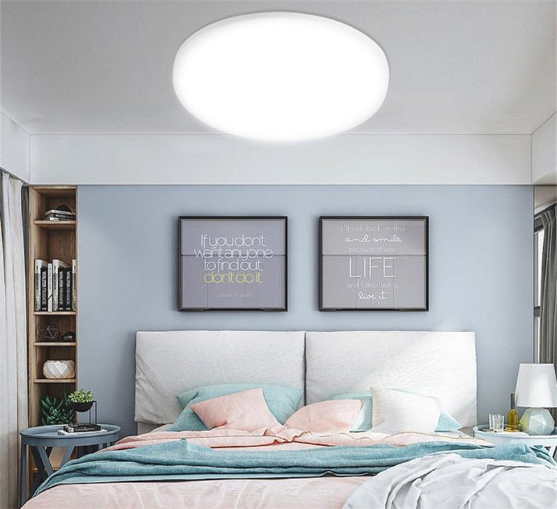 PIR  Motion Sensor Ceiling Lights Modern Surface Mounted Led Panel Ceiling Lamp for Living Room Lighting Fixture