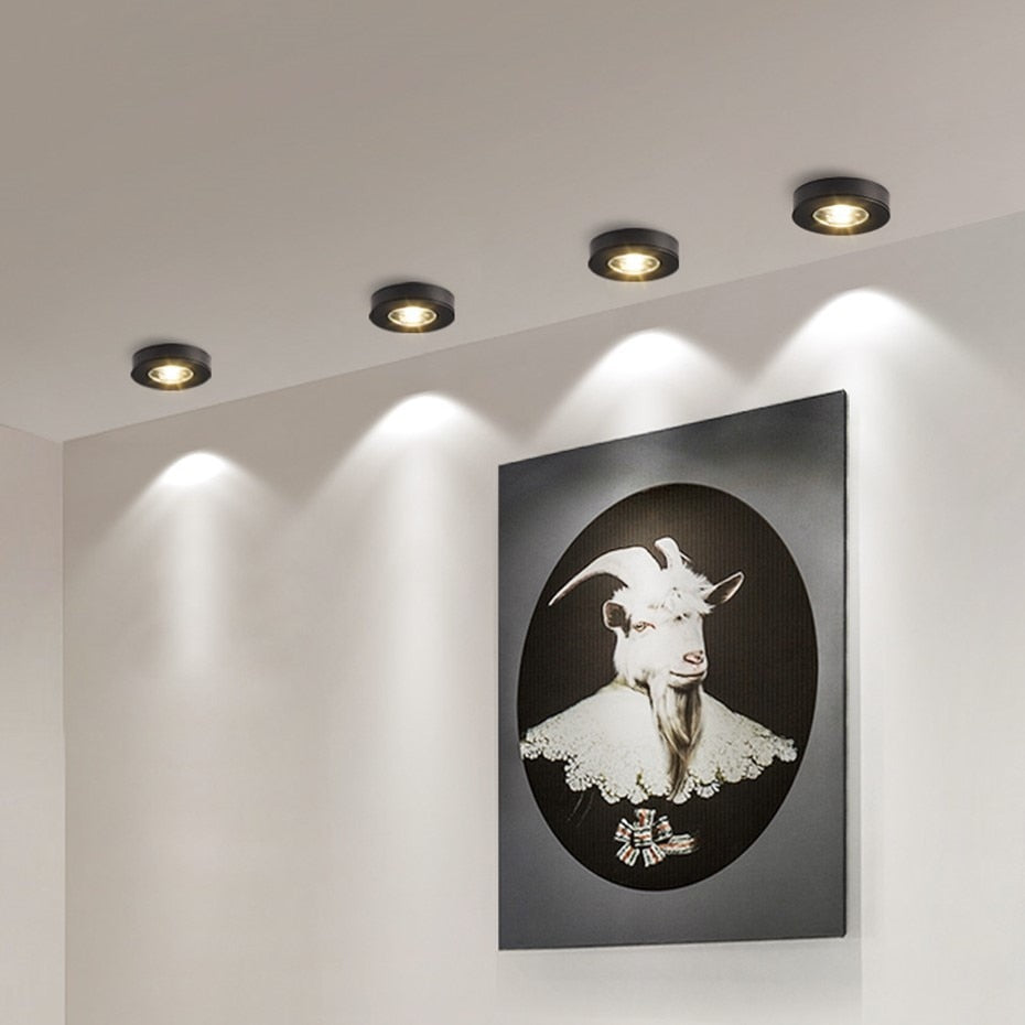 Ultra Thin Driverless downlight led 10W 7W Surface Mounted LED downlight 220V Spot light led For Indoor home lighting lamps