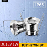Built-in mini LED spotlight IP65 waterproof 12V DC small downlight for indoor kitchen, bedroom, living room, bathroom ceiling