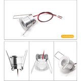 Built-in mini LED spotlight IP65 waterproof 12V DC small downlight for indoor kitchen, bedroom, living room, bathroom ceiling