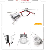Built-in mini LED spotlight IP65 waterproof 12V DC small downlight for indoor kitchen, bedroom, living room, bathroom ceiling