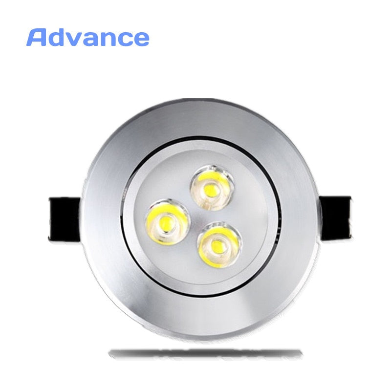 Silver Ultra gorgeous LED Downlight Recessed Cabinet Wall AC220V 220V 3W Recessed LED Spot Light Decoration Ceiling Lamp Home