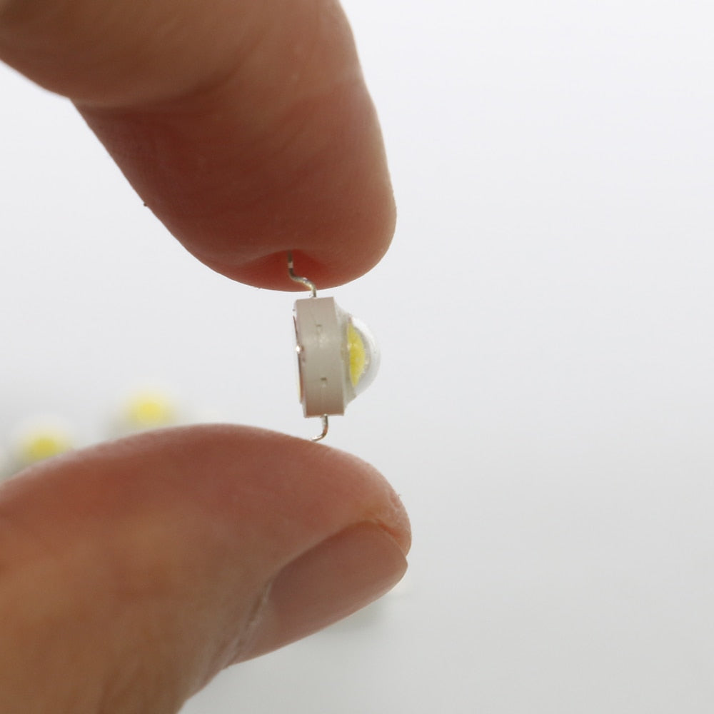 High Power 10pcs 1W/3W/5W LED Diodes Chip 3V LED Chip Module For DIY lamp Bulb Torch Headlamp Spotlight Downlight White