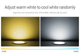 MiBoxer Downlight Spotlight Dimmable LED RGB+CCT 6W/9W/12W/15W/18W/25W