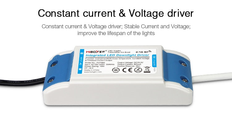 MiBoxer Downlight Spotlight Dimmable LED RGB+CCT 6W/9W/12W/15W/18W/25W