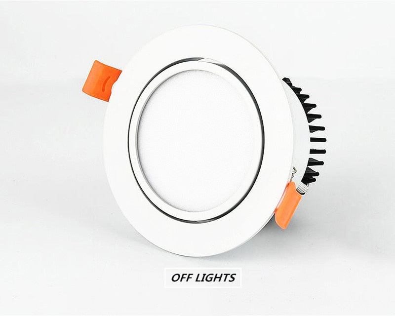 Anti Glare Dimmable Recessed LED Downlights 5W 7W 9W 12W COB LED Ceiling Spot Lights AC85-265V LED Ceiling Lamps Indoor Lighting