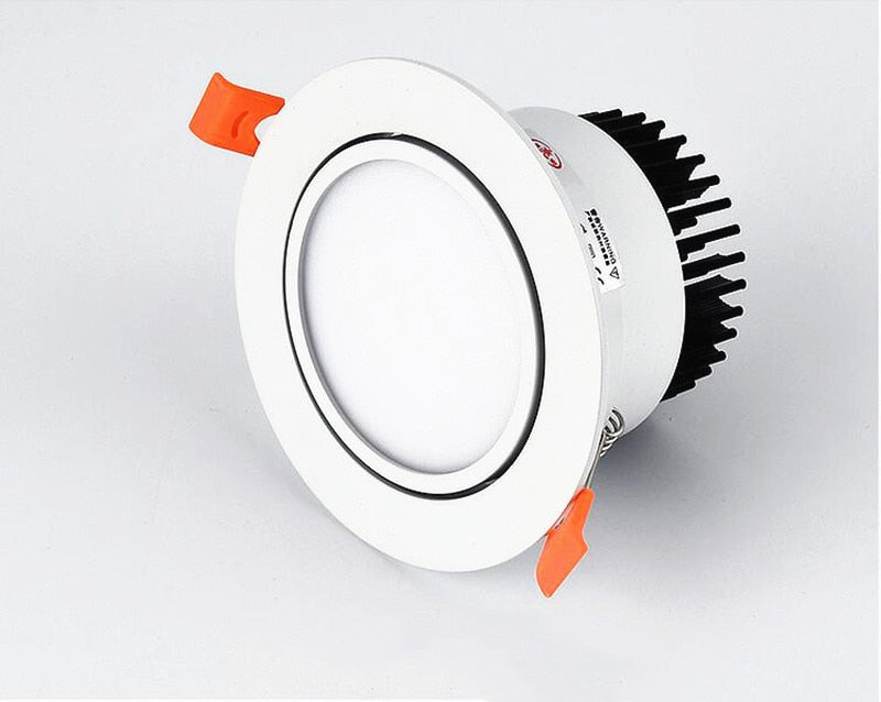 Anti Glare Dimmable Recessed LED Downlights 5W 7W 9W 12W COB LED Ceiling Spot Lights AC85-265V LED Ceiling Lamps Indoor Lighting