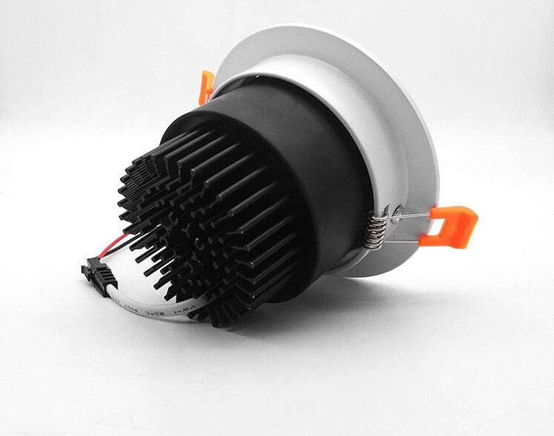 Anti Glare Dimmable Recessed LED Downlights 5W 7W 9W 12W COB LED Ceiling Spot Lights AC85-265V LED Ceiling Lamps Indoor Lighting