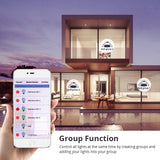 Benexmart Zigbee LED Downlight Warm White Cool White Tuya Smart Recessed Round Ceiling Light Smartthings Indoor Lighting