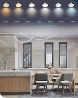 Benexmart Zigbee LED Downlight Warm White Cool White Tuya Smart Recessed Round Ceiling Light Smartthings Indoor Lighting