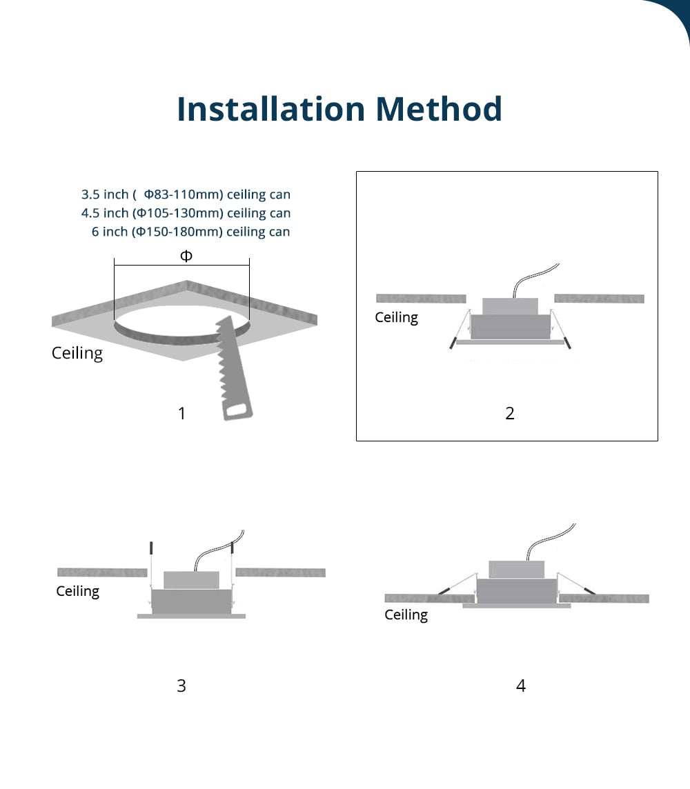 Benexmart Zigbee LED Downlight Warm White Cool White Tuya Smart Recessed Round Ceiling Light Smartthings Indoor Lighting