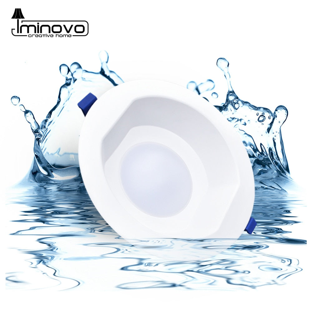 LED Downlight 6W 13W 20W Indoor Spot Light Round IP65 Waterproof Recessed Lamp Bathroom Kitchen Aquarium Outdoor 220V 240V